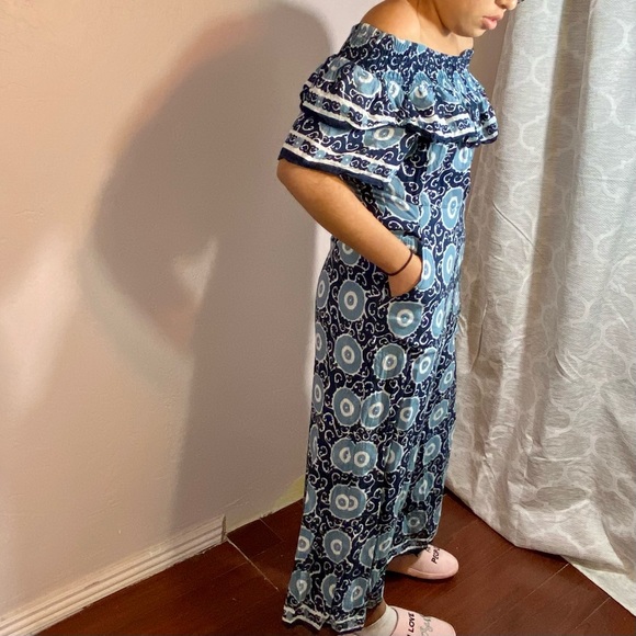 Anthropologie KOPAL off the shoulder jumpsuit szS - Picture 8 of 9